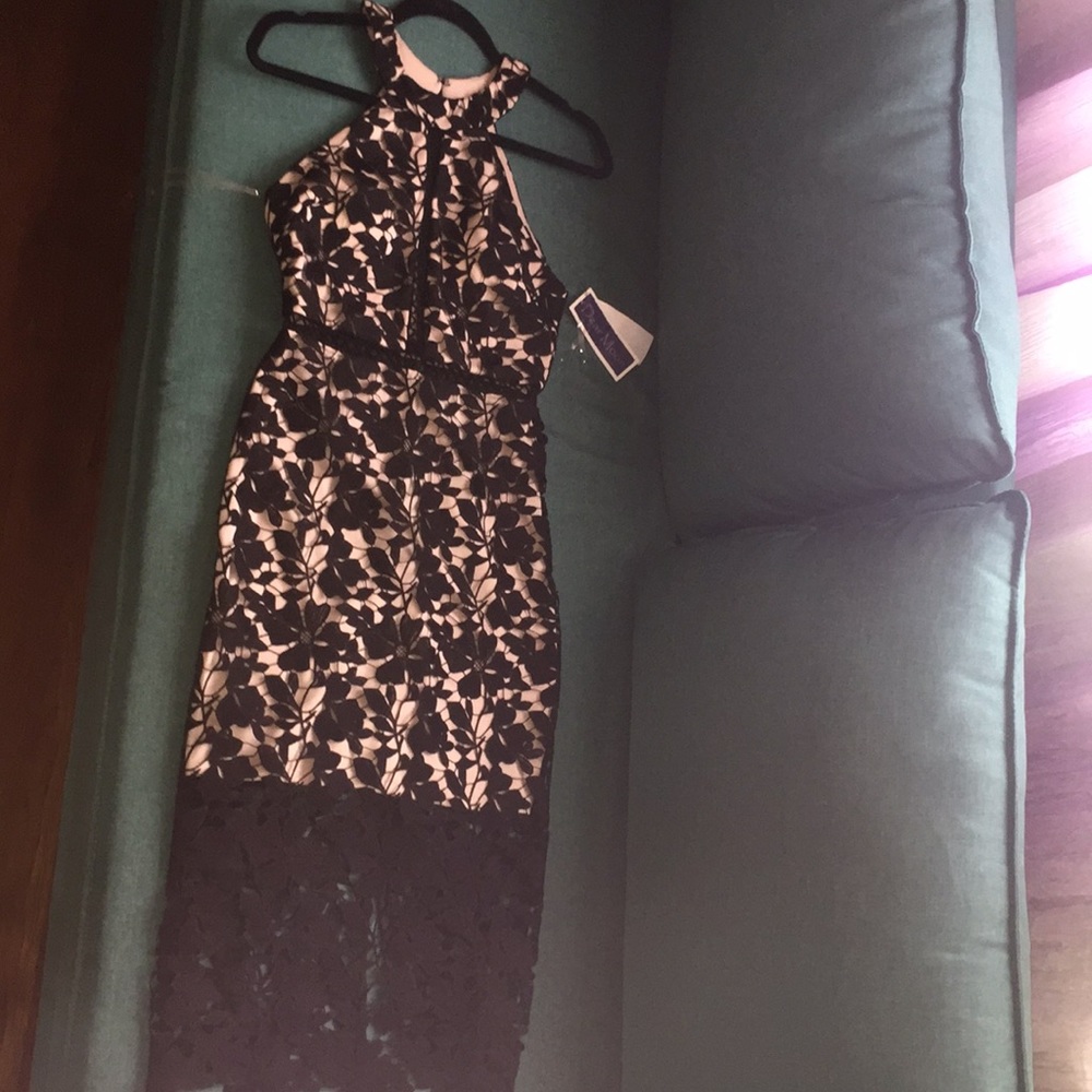 Lace floral dress